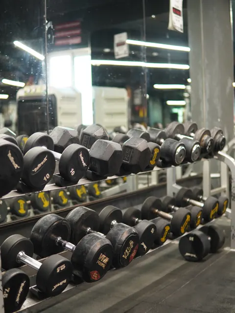 Fitness9 Karkhana — free weights section