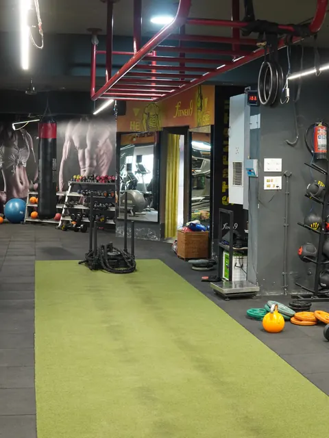 Fitness9 Karkhana — sled push functional training area