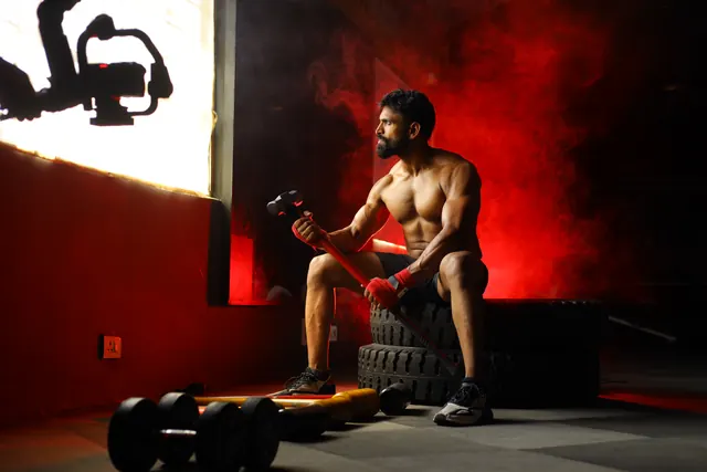 Fitness9 Hyderabad — personal training session with founder Chikka Srinivas